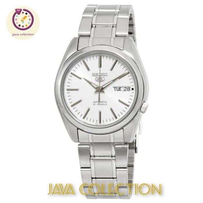 ✅Original Jam Tangan Pria Seiko 5 Snkl41K1 Automatic Silver Stainless Steel Berkualitas
