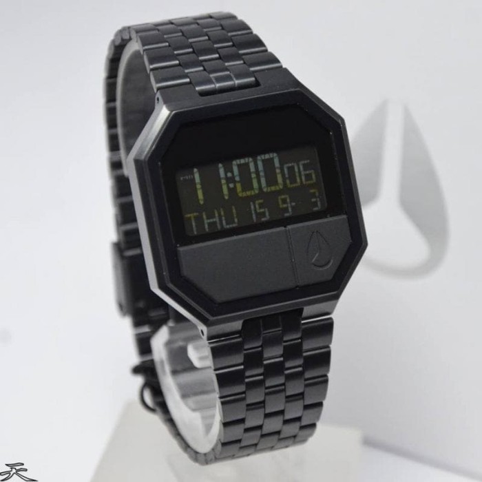 ✅Sale Jam Tangan Wanita-Pria Nixon A15800100 Rantai Hitam Original Murah Terbatas