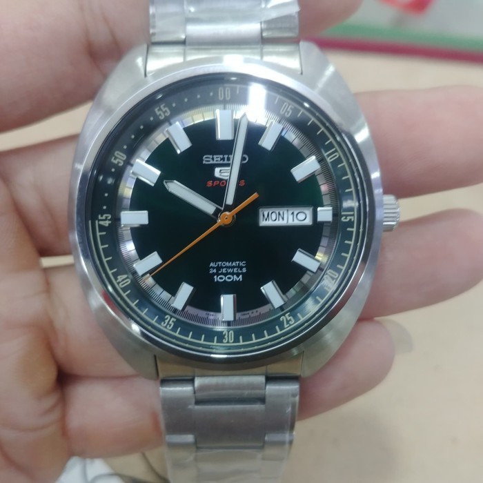 ✅Original Seiko 5 Sports Srpb13K1  Turtle Green Dial  Jam Automatic Terbaru