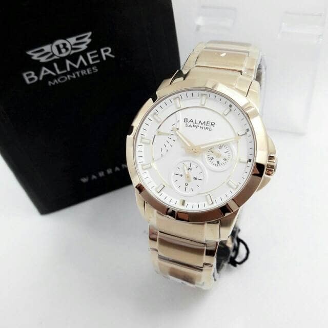 ✅Termurah Jam Tangan Wanita / Cewek Balmer Sapphire 7963 Gold Terbaru