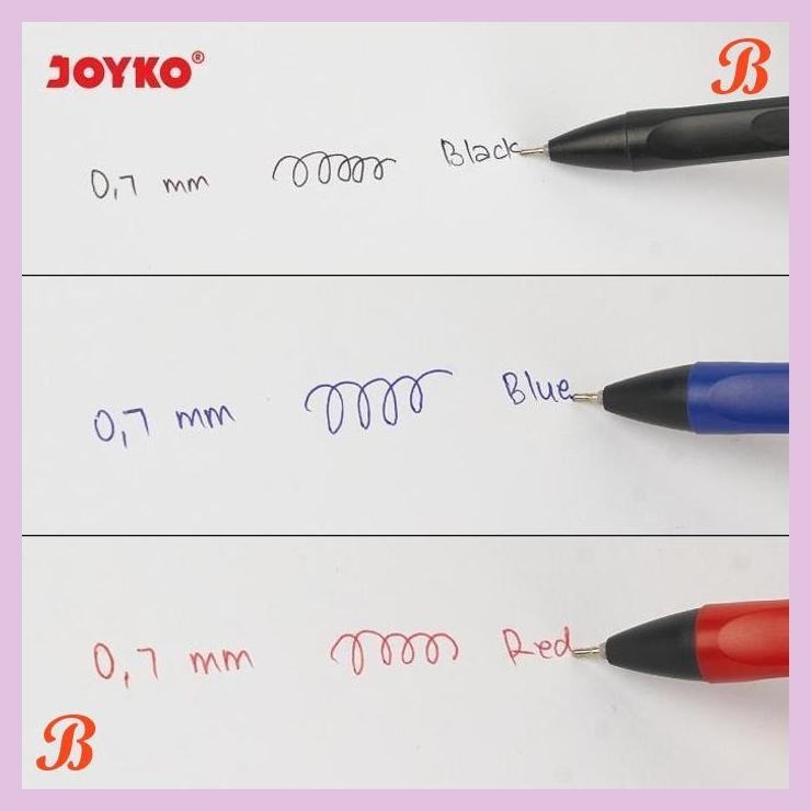 

| KG | JOYKO BALL PEN CLICKER PENA PULPEN CETEK JOYKO BP-338 1 BOX 12 PCS