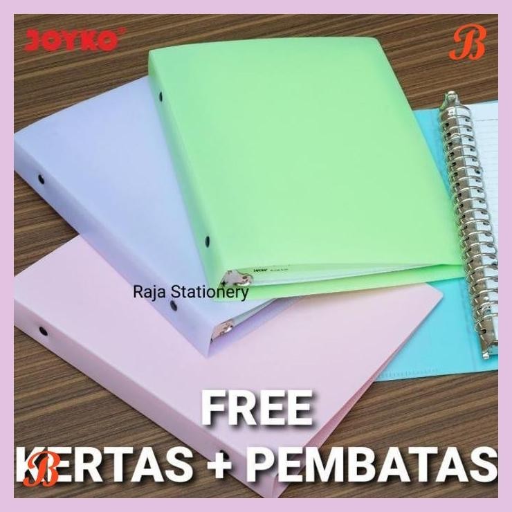 

| KG | JOYKO BINDER NOTE A5 B5 PASTEL BUKU TULIS CATATAN BINDER JOYKO A5 B5