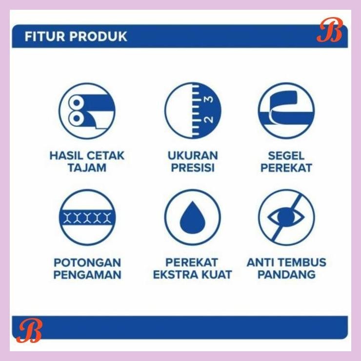 

| KG | PAPERLINE AMPLOP PUTIH AIR MAIL POLOS 110 114X162MM