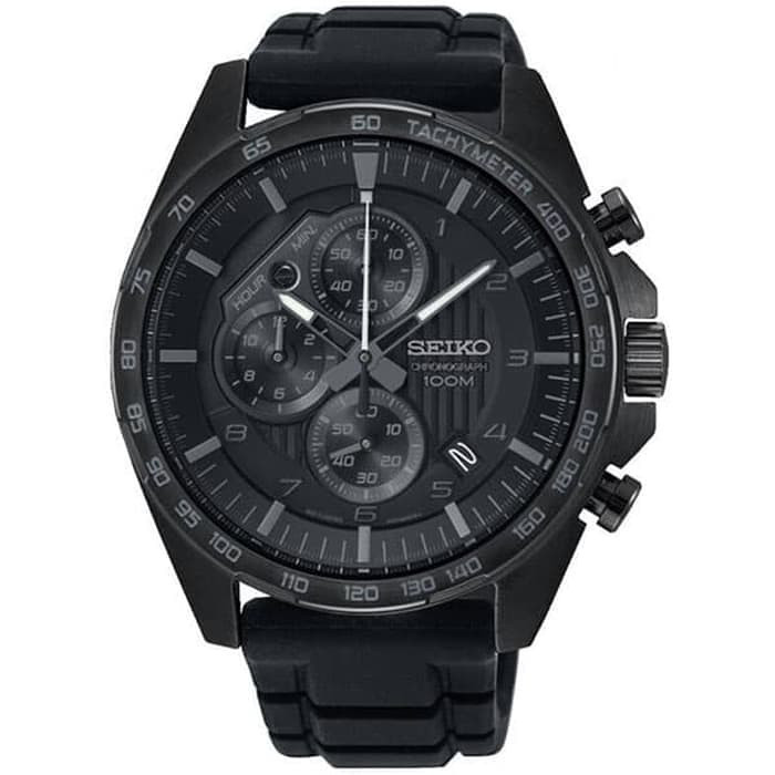 ✅Ori Jam Tangan Pria Seiko Chronograph Ssb327P1 Original Diskon