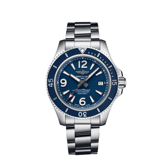 ✅Ori Breitling Superocean Automatic 42 Stainless Steel Blue Dial Sapphire Terbaru