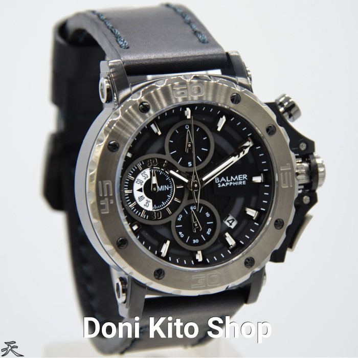 ✅Ori Jam Tangan Pria Original Balmer B7975 Black Terbaru