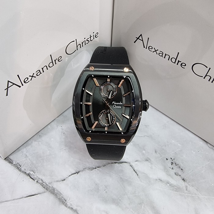 ✨Baru Jam Tangan Wanita Alexandre Christie Ac2944Bf - Hitam - Hitam Berkualitas