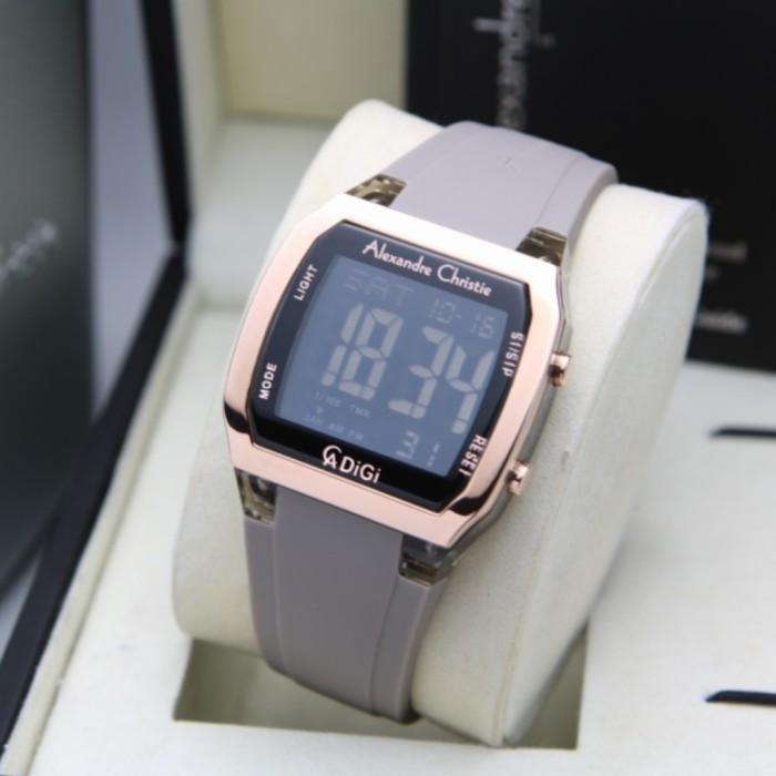 ✨Baru Alexandre Christie Ac 9348 Rosegold Grey Ac9348 Wanita Original Berkualitas