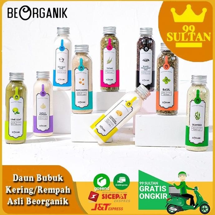 

Termurah REMPAH DAUN BUBUK Daun Mint / Basil / Parsley Kering Asli BEORGANIC