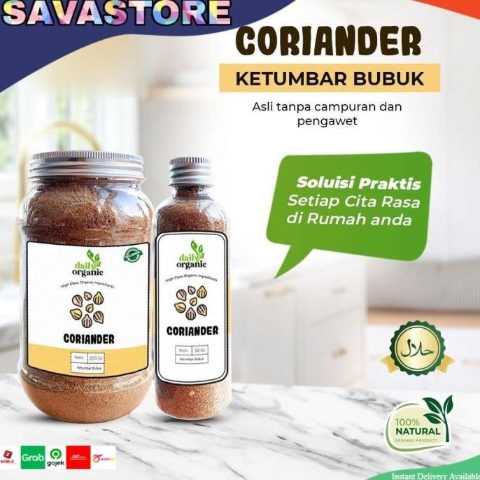 

Termurah Ketumbar Bubuk Asli - Coriander Powder Bumbu Rempah - Daily Organic