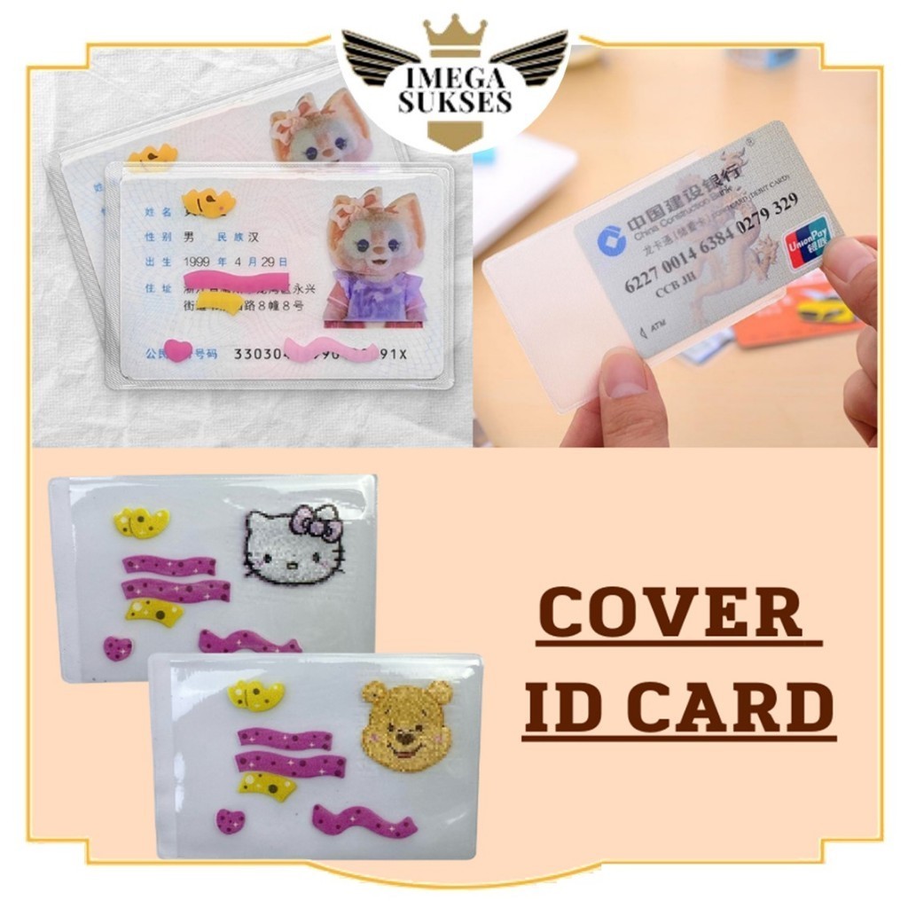 

PHG - Cover Pelindung Anti Gores Karakter Kartun Plastik Pelindung Kartu Nama Kartun Lucu Sampul Pelindung Kartu Tanda Pengenal Karakter Cover Pelindung Kartu ATM SIM KTP Cover Kartu Doff Bahan PVC Anti Air