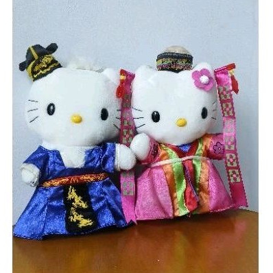 Boneka Hello Kitty Dear Daniel Korean Wedding Mcd Langka kondisi 98% boneka kolektor