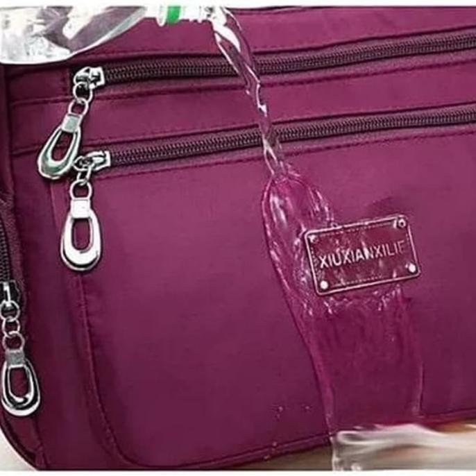 Tas Selempang Wanita / Tas Selempang Nylon Wanita Waterproof Ny077