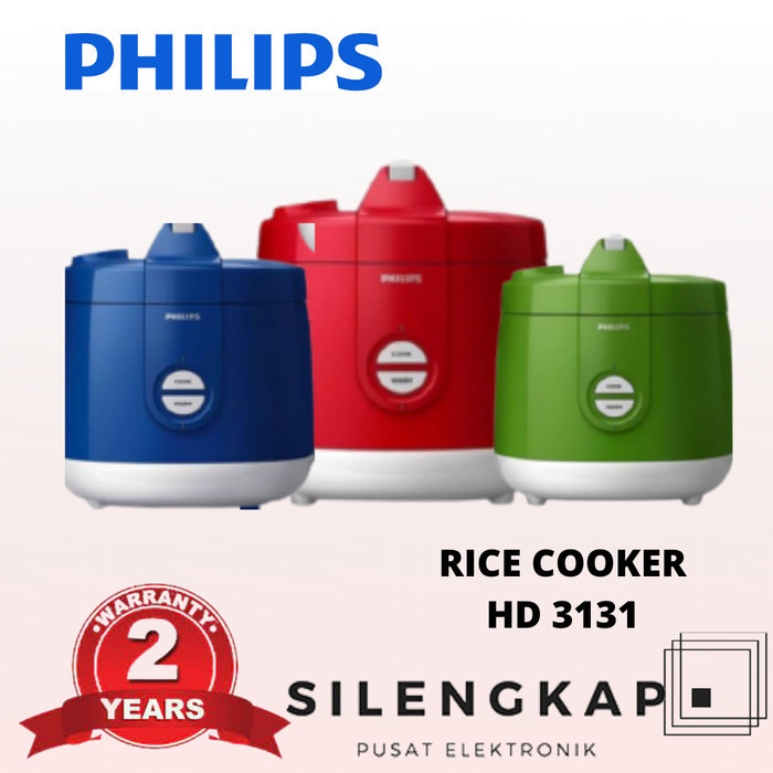 Rice Cooker Magicom Philips 2.0 Liter HD 3131 Penanak Nasi 3in1 - Biru