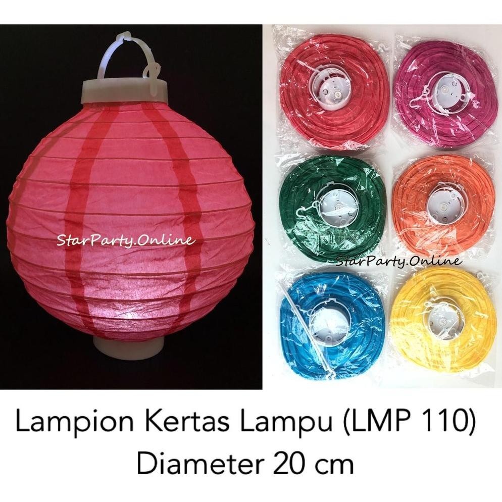 Lampion Kertas Lampu /Lampion LED