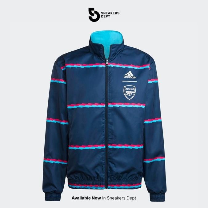 Jaket Pria Adidas Arsenal Anthem Ht7155 Original Berkualitas