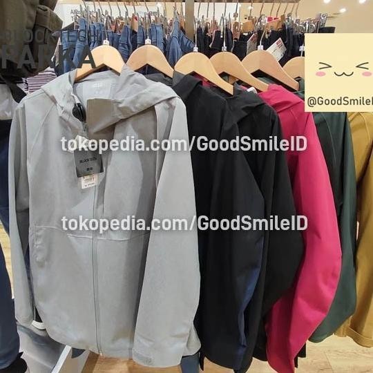 Big Sale Men Jaket Parka Blocktech Pria Hoodie Waterproof Raincoat Sale Uniqlo  Stok Terbatas
