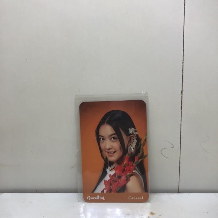 Photocard JKT48 Photocard Jkt48 greesel Flowerfull official