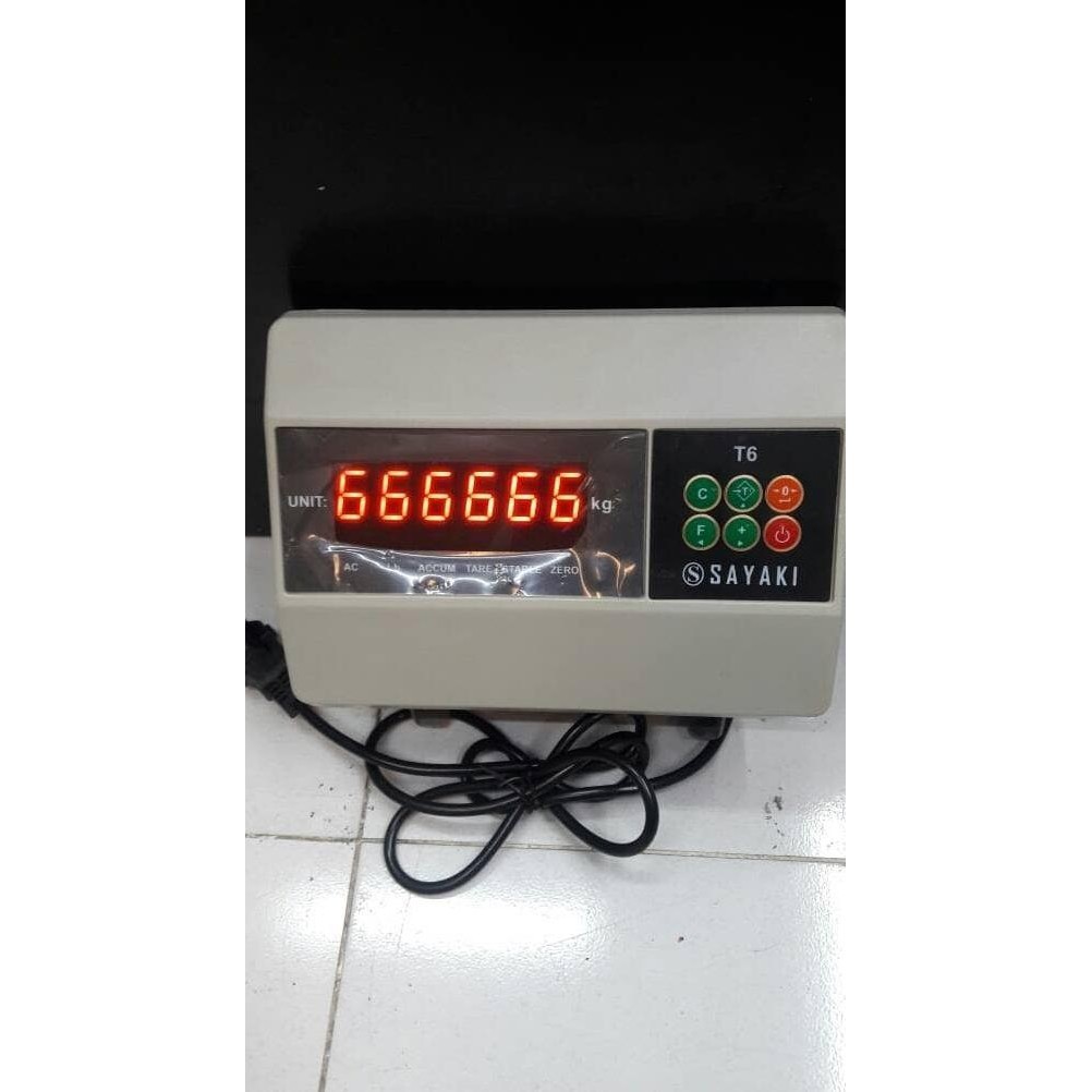 Indicator Timbangan Digital Sayaki T6