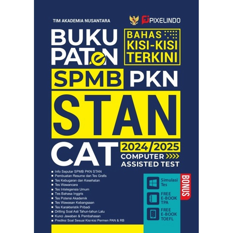 Gramedia Lampung -BUKU PATEN  SPMB PKN STAN CAT 2024/2025