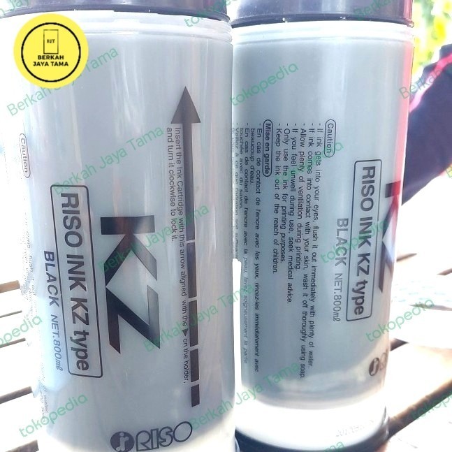 

[Baru] Tinta Riso Tipe Kz Black 800 Ml Asli Diskon