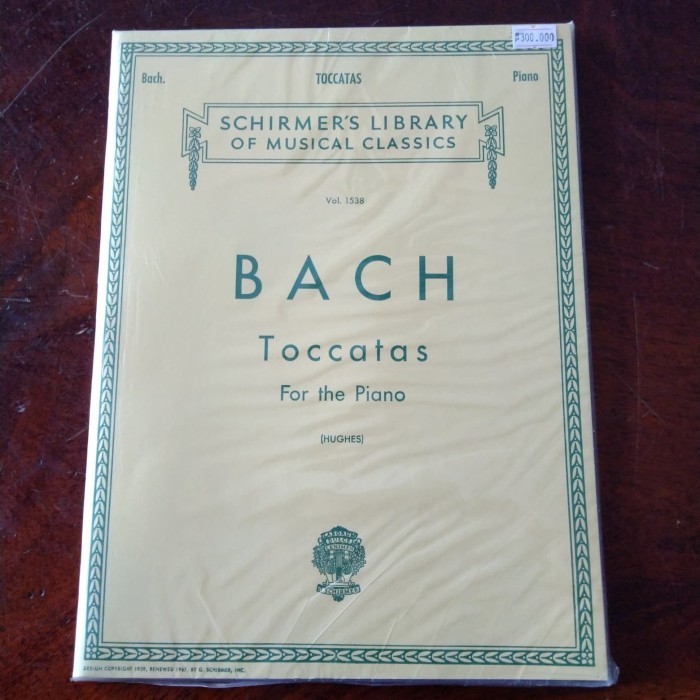 

[Baru] Buku Music Bach Toccatas For The Piano Terbatas