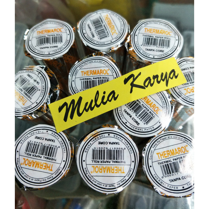

[Baru] Kertas Thermal Edc Mesin Debet 57 X 33 / Carton 100 Pcs Terbatas