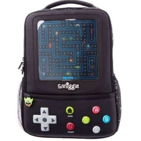 [COD] Smiggle Ori Tas Ransel Game Black/ Backpack Smiggle/School Bag/ Kado Terbaru