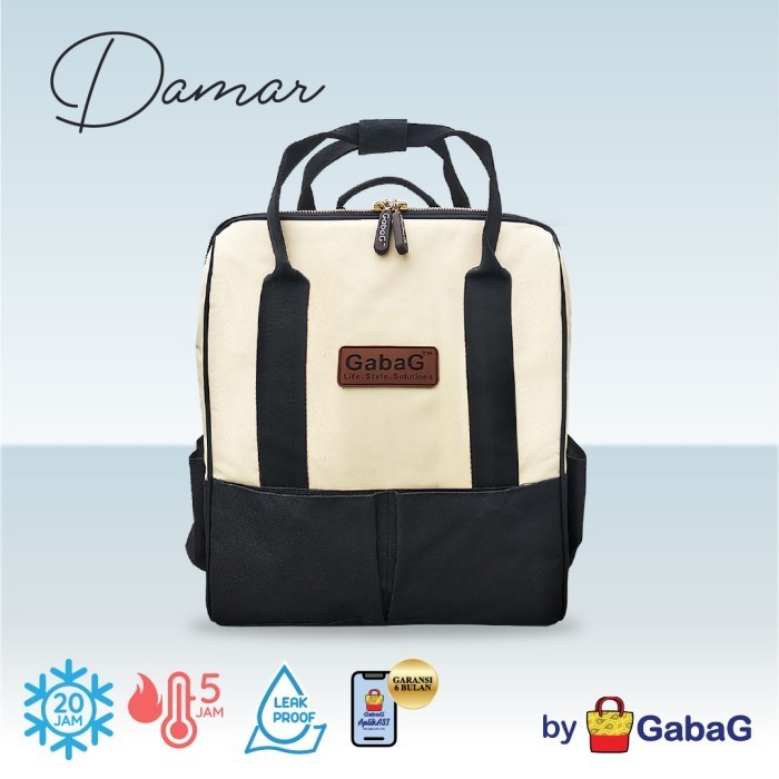 [New Ori] Gabag Tas Asi - Backpack Cooler Bag 2 In 1 Damar  Laptop Fit Berkualitas