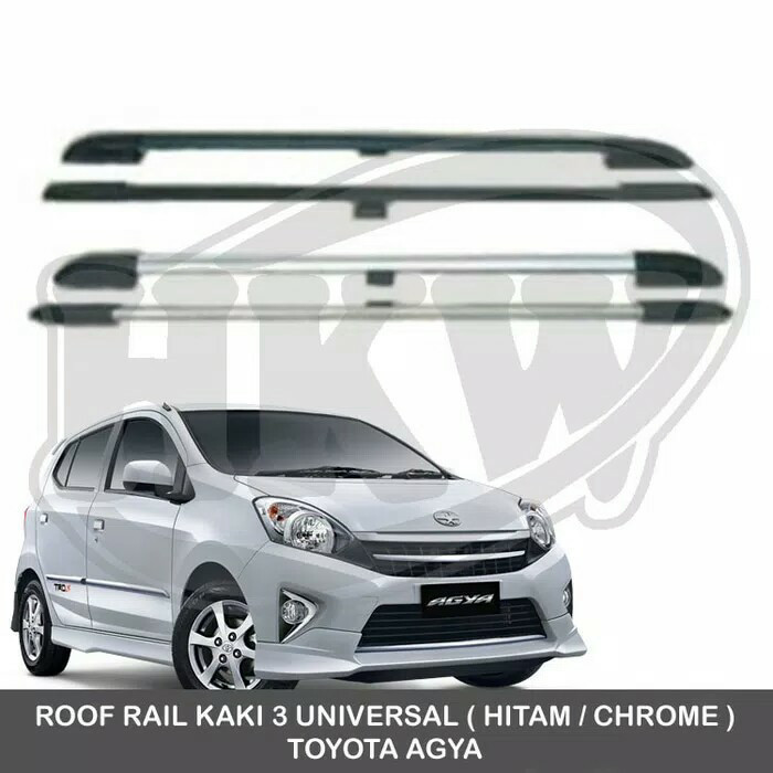 [Ori] Roof Rail Universal Mobil Agya Dan Ayla Berkualitas