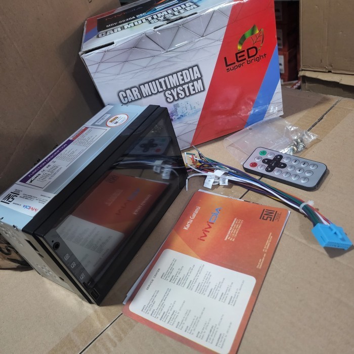 [Original] Double Din Tv Mobil Head Unit Dhd-8113 Bluetooh Mirror Link Berkualitas