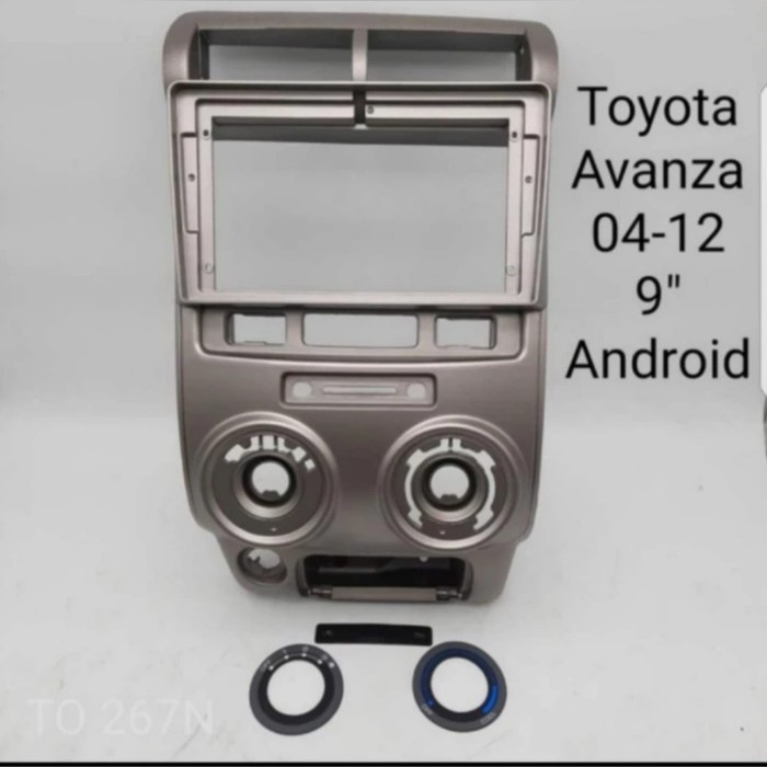 [Original] Frame Double Din Head Unit Android 9Inch Toyota Avanza. Vvt Diskon