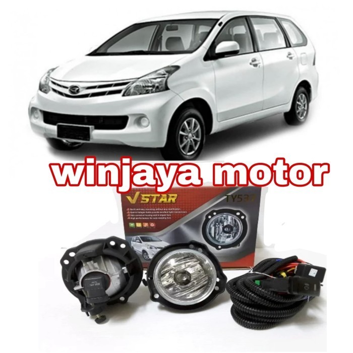 [Original] Foglamp / Fog Lamp All New Avanza 2012 2013 2014 Kaca Vstar Limited