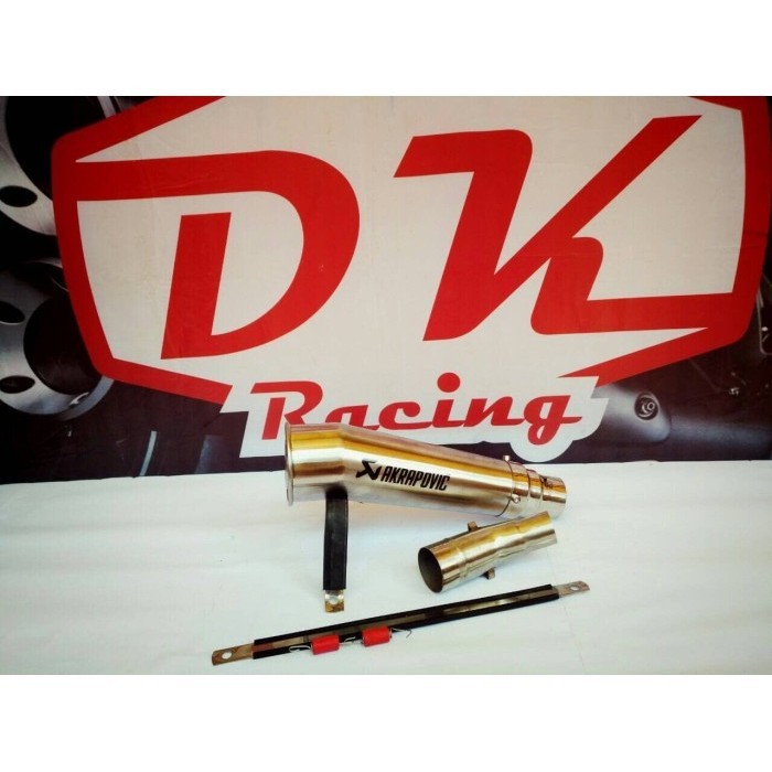 ✅New Ori Knalpot Racing Kawasaki Ninja 250 Fi Akrapovic Meghapone Slip On Limited
