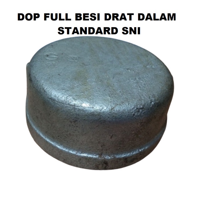 ✅Termurah Tutup Pipa Full Besi 4 Inch Air Fitting Pipa Kop Cap Drat Dalam Terbatas