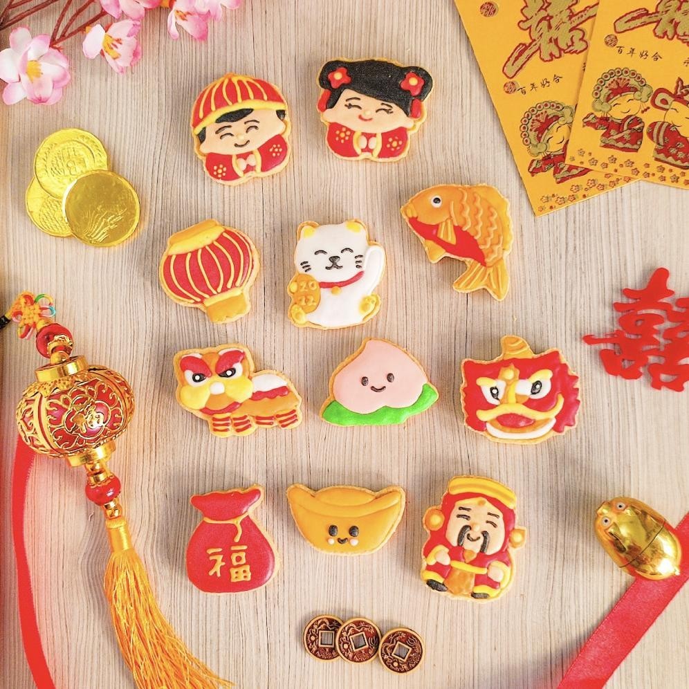 

TRE DIY COOKIES Hias Karakter Decorating Kit tema SINCIA IMLEK CNY TERLARIS