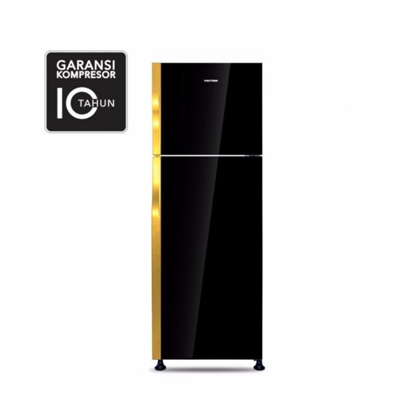 [Baru] Polytron Kulkas 2 Pintu Prm-21Qx Hitam Garansi Resmi Berkualitas
