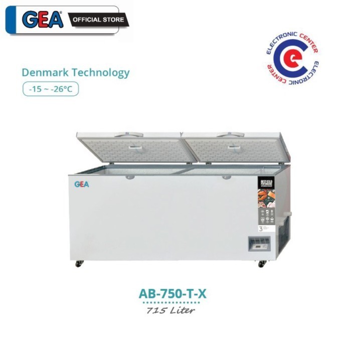 [Baru] Chest Freezer Gea 750 Liter Ab750 Limited