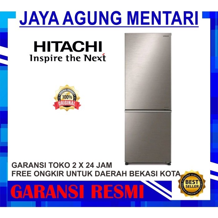 [Baru] Kulkas Hitachi R-B33Pgd8 Bsl Bottom Freezer Kulkas Freezer Bawah Terbaru