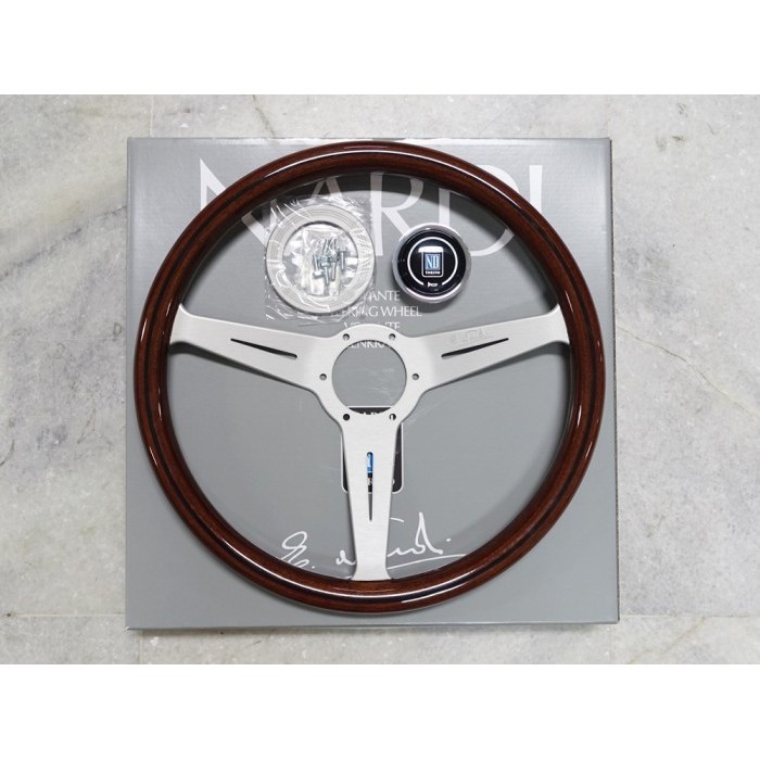 [Baru] Nardi Stir Mobil Classic Kayu Spoke Putih 5061.36.1000 Asli Original Diskon