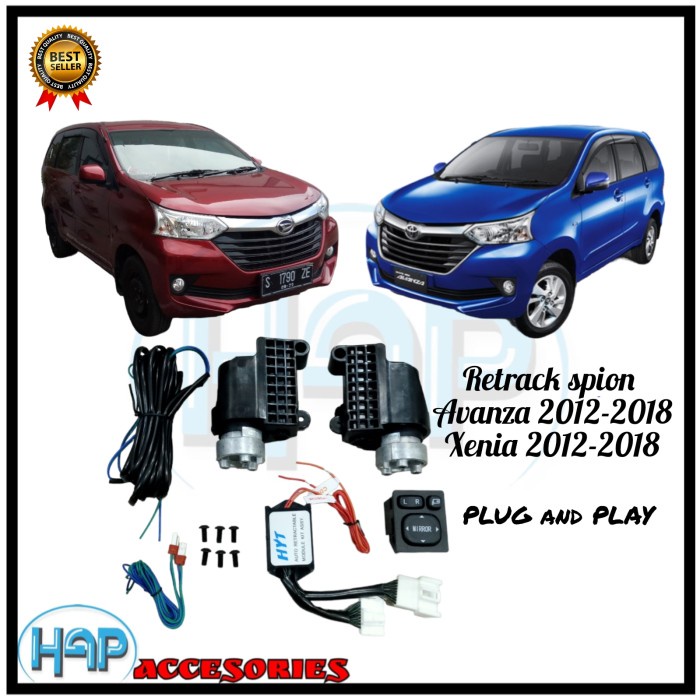 ✨Ori Ritrek Spion Avanza Orginal 2012 - 2018 Terbaru