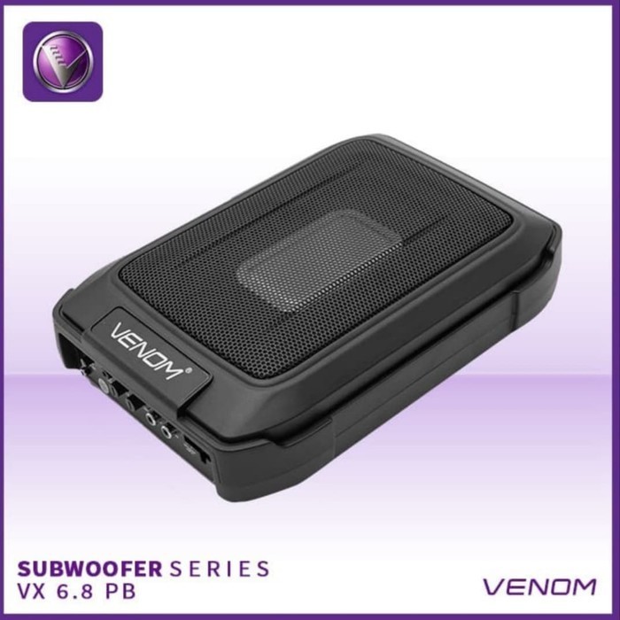 [Baru] Subwoofer Aktif Venom Vx6.8Pb Vx 6.8 Pb Slim Kolong Terbatas
