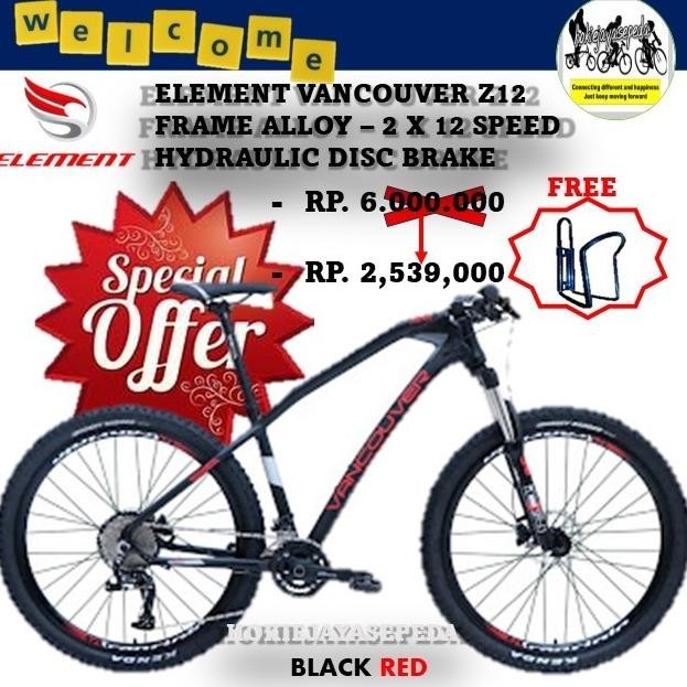 Sepeda Gunung 27,5 Police MTB Vancouver Z12 2 X 12SPEED BY element