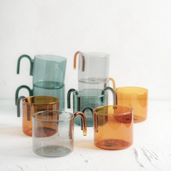 CARRAMICA GELAS KERAMIK SEMI CIRCLE