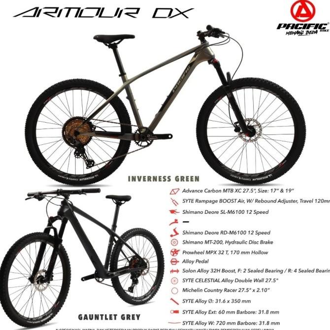 Sepeda Gunung / MTB PACIFIC ARMOUR DX CARBON 27,5