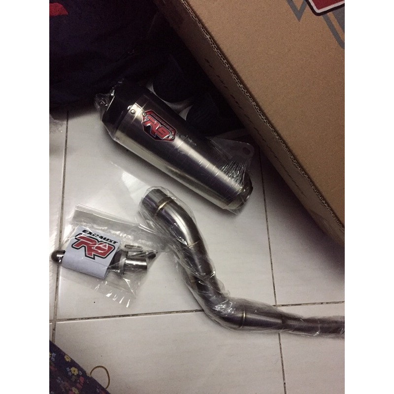 [New] Knalpot R9 Alpha Ss Series Black Aerox 155 Full System Terbaru