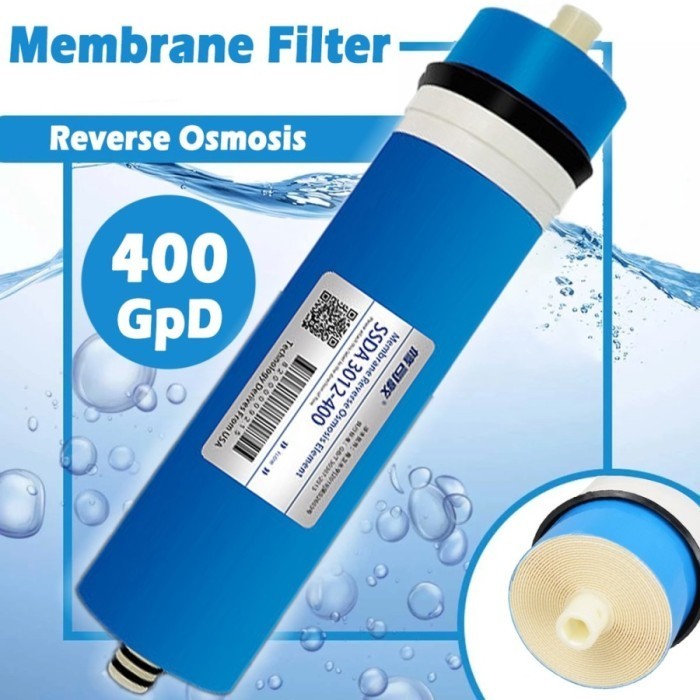 Membran RO 400GpD Housing Membran Reverse Osmosis 400 gpd 3012