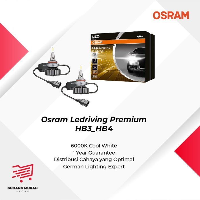[New] Osram Led Premium Hb3/Hb4 49005Cw - Lampu Led Mobil Diskon