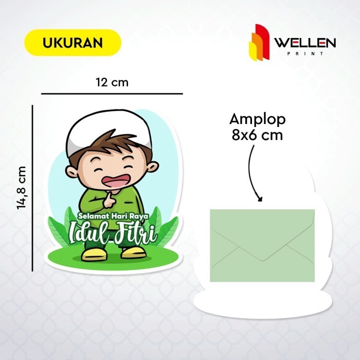 

Wellen Print - Amplop Kter Lebaran Idul Fitri Character / Angpao