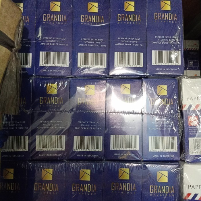 

Amplop Putih Polos 90 Grandia / Amplop Buklet Putih 90